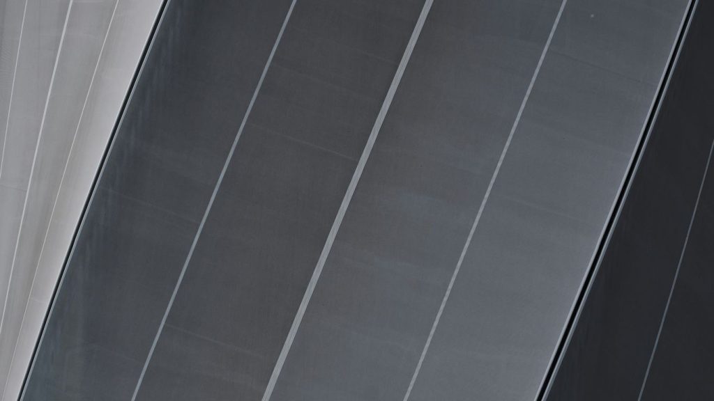 white and blue striped textile